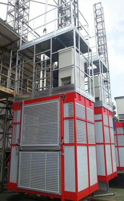SC200/200G shaft lift building hoist with hot galvanized Material Building Construction Lift Assembled Inside