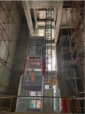 SC200/200G shaft lift building hoist with hot galvanized Material Building Construction Lift Assembled Inside