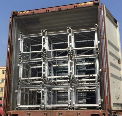 8.0mm Thickness 650x650mm Mast Section Hoist Spare Parts