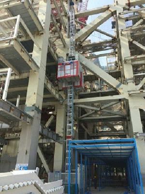 Building Site SC200/200G Construction Hoist Elevator With Frequency Inverter