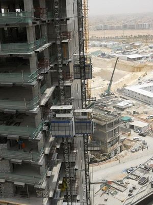 Bevel Motor Construction Hoist Elevator