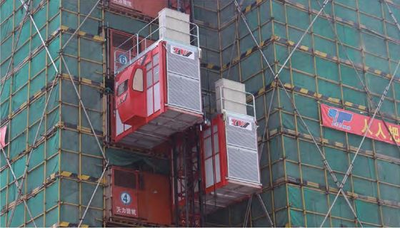 63m/Min Building Construction Hoist/middle speed construction hoit with busbar/Green Environmental Elevator