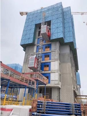 63m/Min Building Construction Hoist/middle speed construction hoit with busbar/Green Environmental Elevator