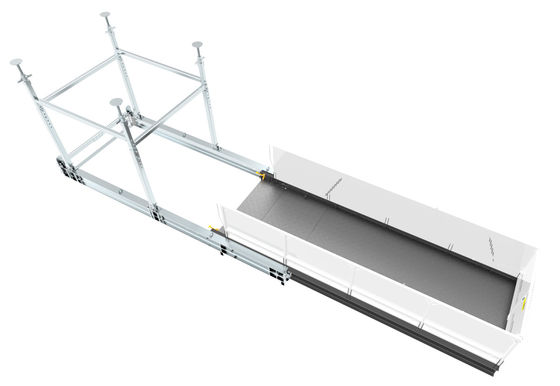 3.2m Width Retractable Crane Loading Platform With Two Or Four Props