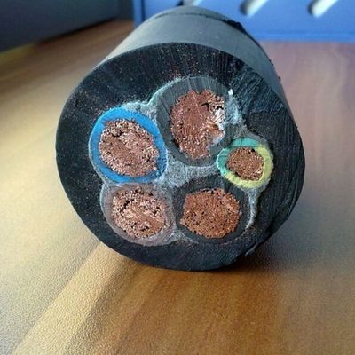 Round Shape 450V 5 Core Electrical Cable Bending Resistant For Contruction Elevator