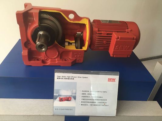 High Torque 250Nm Helical Bevel Gearbox , 22kW Sew Eurodrive Gearbox
