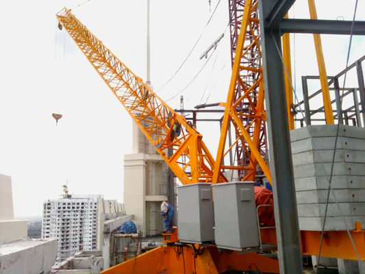 Derrick 16ton with 40m Jib Construction Tower Crane With Inverter Control