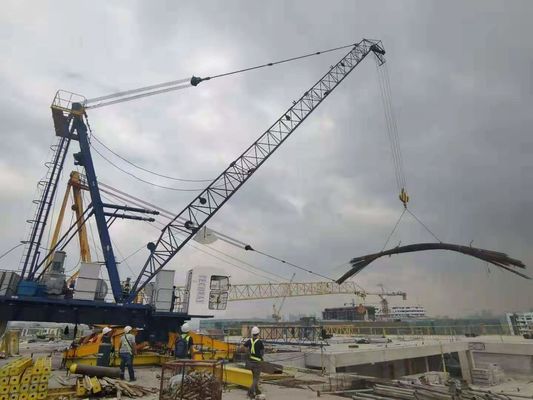 High Rise 18m 4ton Building Construction Crane Hoisting Mechanism