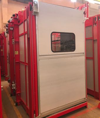 Construction Site 500m 46m/Min Passenger And Material Hoist With Air Conditioner