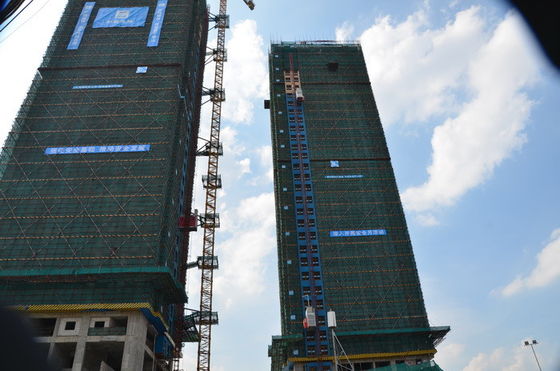 SC200/200 Double Cage Building Construction Hoist Lift CE Certification