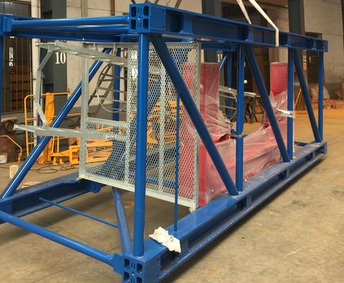 Epoxy Painting 6000mm Tower Crane Mast Section with High Precision Processing