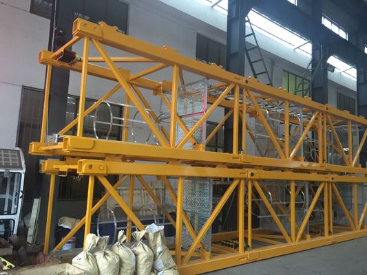 3740mm Mast Section Epoxy Painting Tower Crane Spare Parts