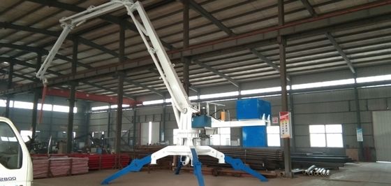 Three Foldable Sections 17m Concrete Tower Boom , 20Mpa Concrete Placement Boom