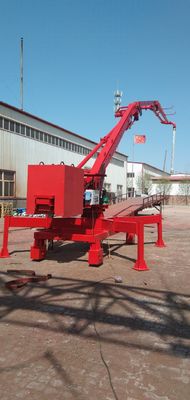 Three Foldable Sections 17m Concrete Tower Boom , 20Mpa Concrete Placement Boom