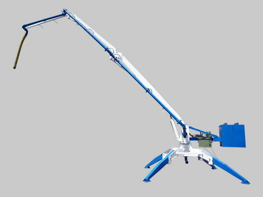 Hydraulic 5.5kw Concrete Placing Boom 360 Degree Rotation With 3m Hose