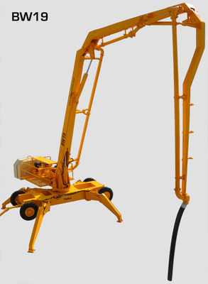 Flexible 12m Manual Concrete Placing Boom Compact Structure