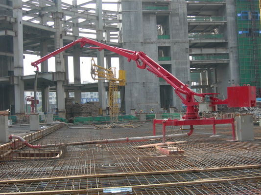 R Shaped Concrete Pump 17M Mobile Placing Boom CE Certification