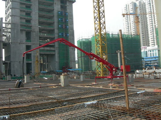 Lightweight 15meters Working Mobile Concrete Placing Boom HGY-15