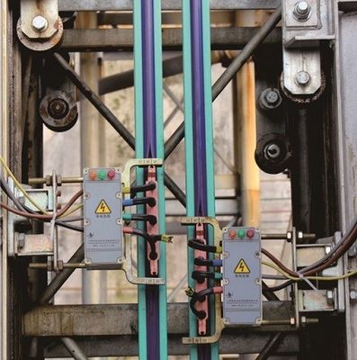 Reusable 16mm2 Flexible Copper Electrical Bus Bar Sliding Contact Line