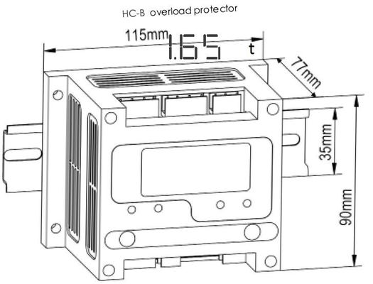 AC220V Overload Monitor 250Hz Hoist Spare Parts With Digital Display