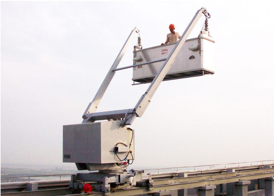 180m Height Bmu Building Maintenance Unit With Twin Jib Cleaning And Curtain Wall Installation