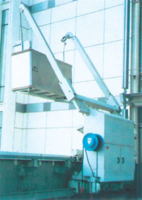Parapet Wall Mounted Glass Cleaning Machine Aluminium Cradle For Building Maitenance