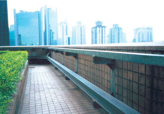 Parapet Wall Mounted Glass Cleaning Machine Aluminium Cradle For Building Maitenance