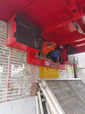 Used Building Hoist wiht VFD Drive and Hot Galvanized Mast Sections