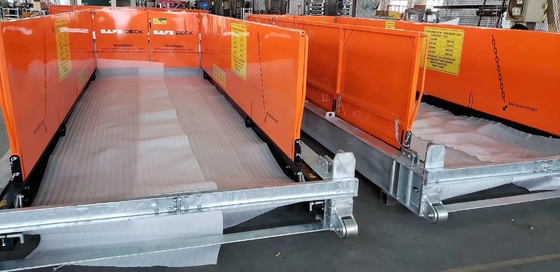 3200 mm szerokość wyciągająca się platforma ładowania żurawia Cantideck MLP3200