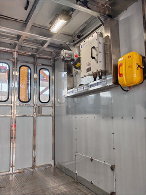 Dobra cena Opcja dostosowywalna ATEX Rack Pinion Hoist z obciążeniem 2000 kg/kabina Zainstalowany zarówno w pomieszczeniach wewnętrznych jak i zewnętrznych w Internecie