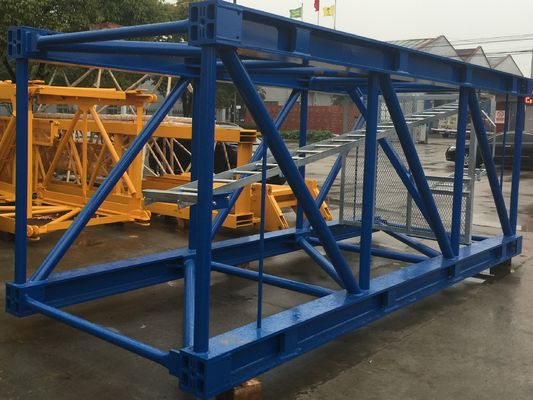 Epoksy farbowanie 6000 mm sekcja mastu żurawia wieżnego z wysoką precyzją obróbki