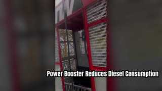 Power Booster pomaga zmniejszyć zużycie oleju napędowego nawet o 70% w sprzęcie budowlanym